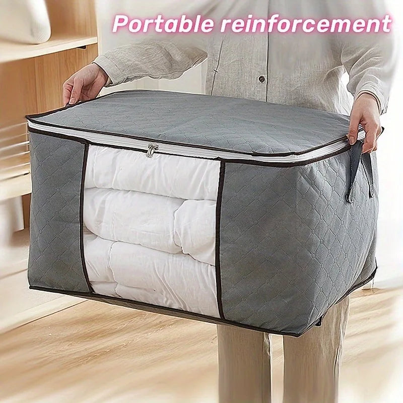 Extra Large Portable Storage Bag with Window – Clothing & Quilt Organiser