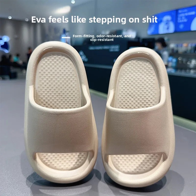 2026 Children's Slippers for Summer Boys and Girls Indoor Bathroom Soft-Soled Thickened Anti-Slip Baby Slippers and Cool Sandals