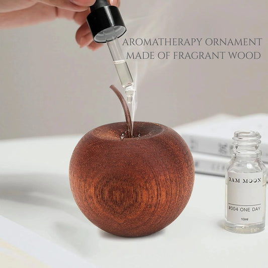 Natural Wooden Aroma Diffuser – Long-Lasting Essential Oil Home Fragrance