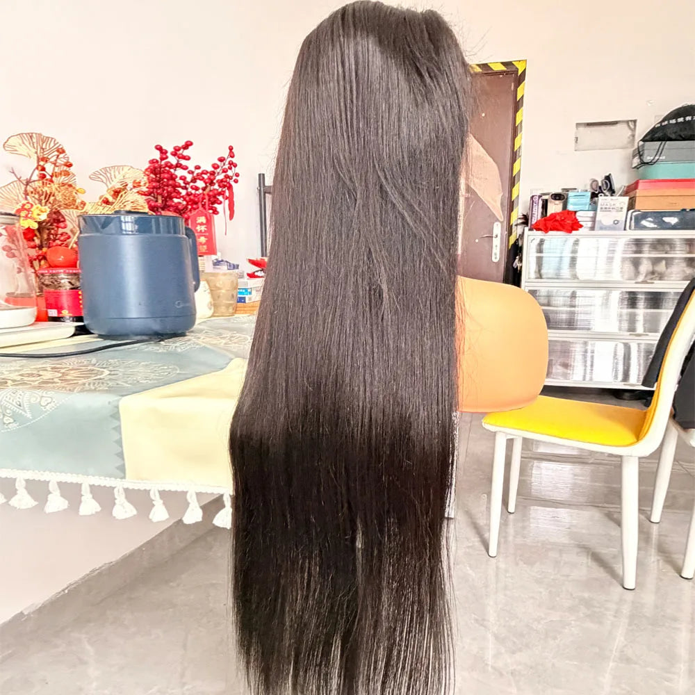 Vietnamese Raw 13X4 Lace Front Wigs For Black Women Remy 30 40 Inch Pre Plucked Bone Straight Human Hair Wigs 13X6 Hd Lace Frontal Wigs