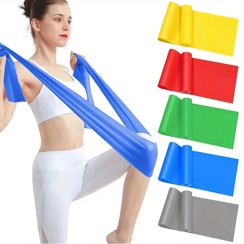 Resistance Bands for Working Out – Elastic Exercise Bands for Home & Gym Training