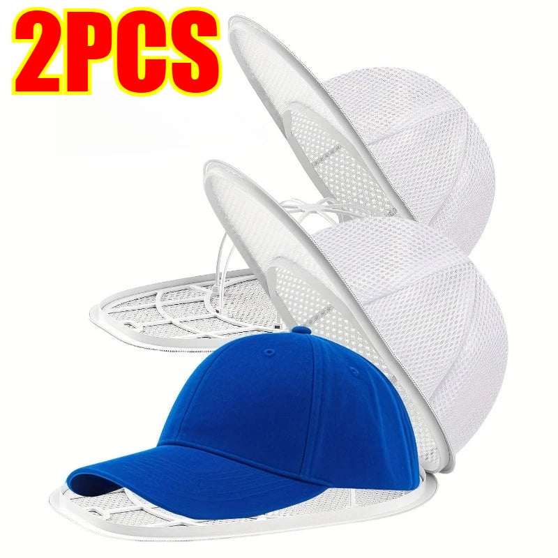 Portable Hat Washing Protection Bag – Anti-Deformation Mesh Cap Cleaner for Baseball Hats
