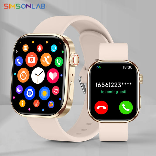 Smart Watch 2.01" HD Screen – Heart Rate Monitor Bluetooth Call Smartwatch