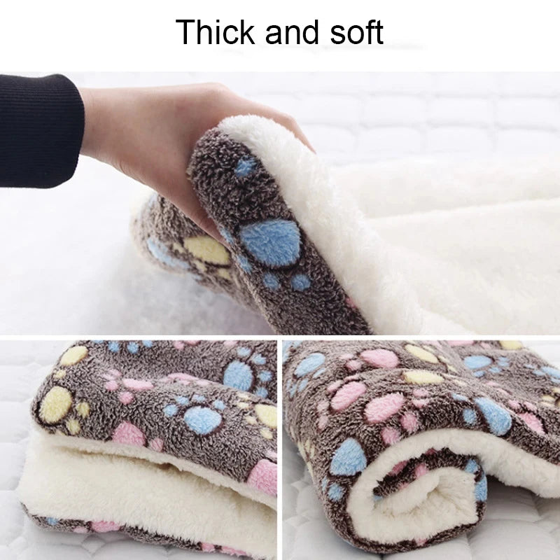 Flannel Pet Sleeping Mat & Sofa Bed – Soft Winter Blanket for Dogs & Cats