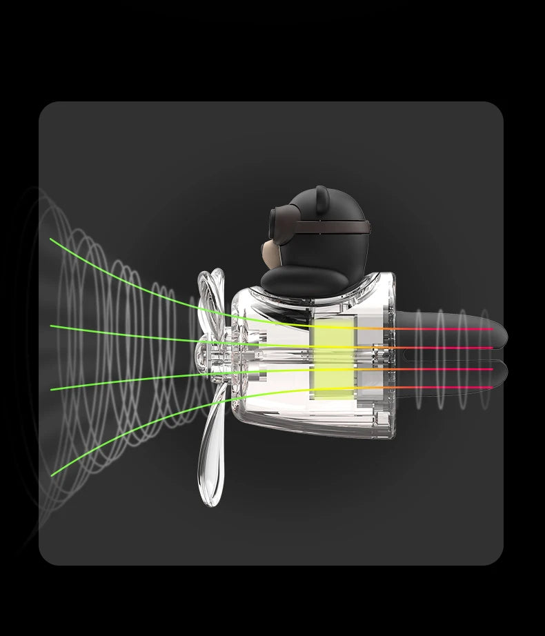 DIY aroma odorless car accessories interor decorations inside ornament plane pilot bear car air fresheners vent clip men cartoon