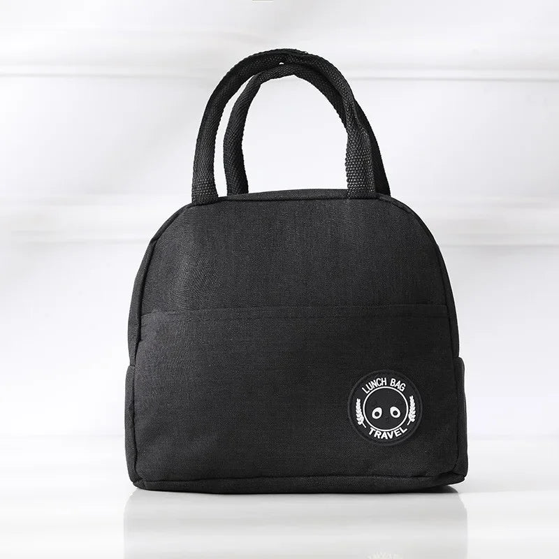 Ins Fashion Tote Lunchbox Thermal Bag Women Men Bento Storage Insulated Lunch Bag Portable Cooler Picnic Insulation Bags Handbag