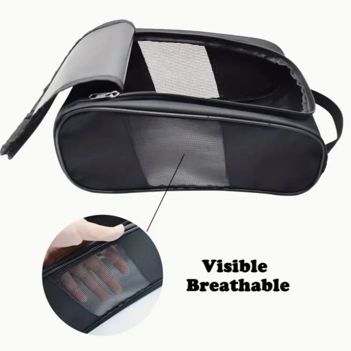 Breathable Golf & Sports Shoe Bag – Lightweight Dustproof Shoe Carrier