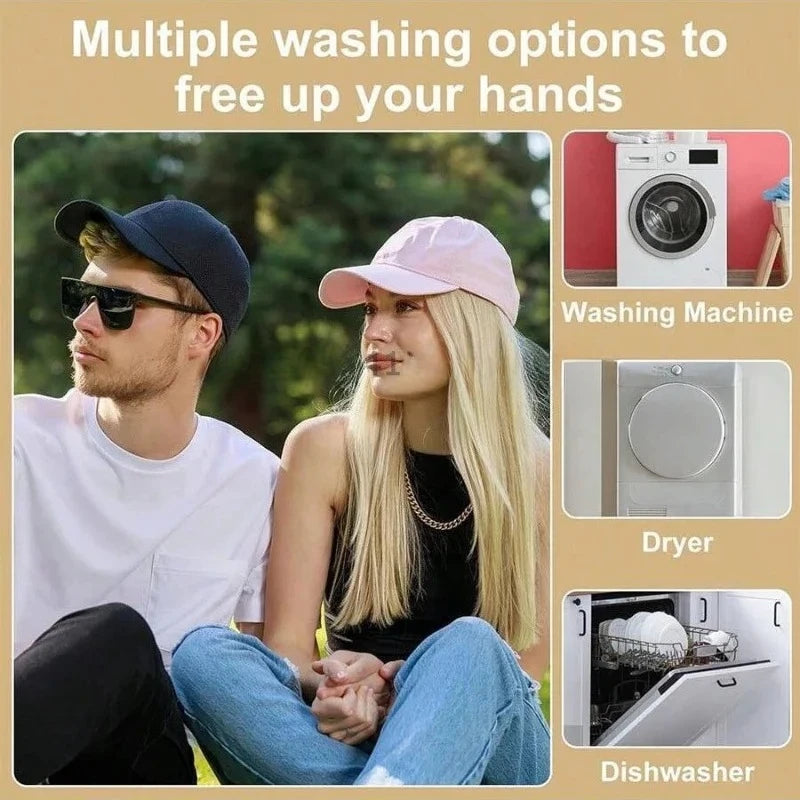 Portable Hat Washing Protection Bag – Anti-Deformation Mesh Cap Cleaner for Baseball Hats