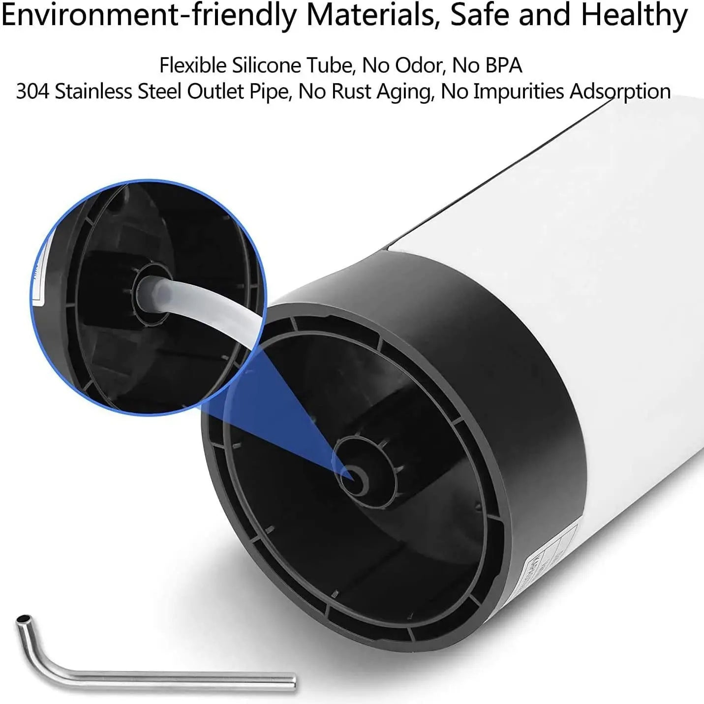 USB Rechargeable Electric Water Dispenser Pump – One-Click Auto Bottle Pump