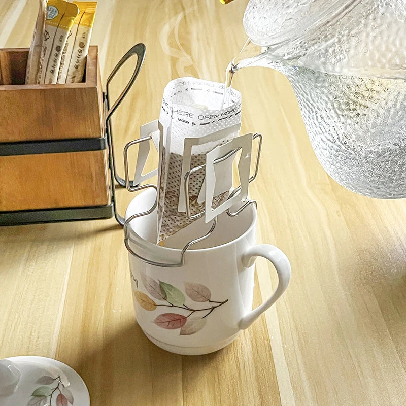 Disposable Drip Coffee Filter Bags – Portable Hanging Ear Pour-Over Pack