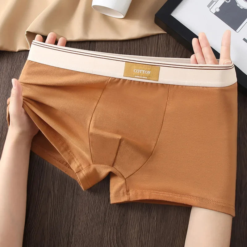3-Pack Men's Breathable Cotton Boxer Shorts – Comfortable Everyday Underwear
