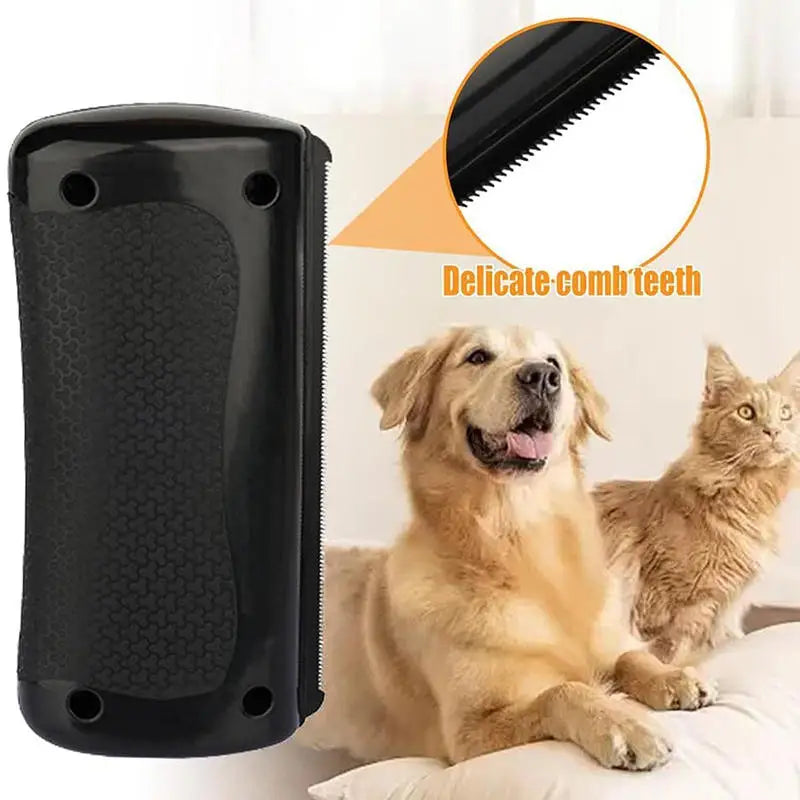 Professional Pet Deshedding Brush — Self-Cleaning Grooming Tool for Dogs & Cats