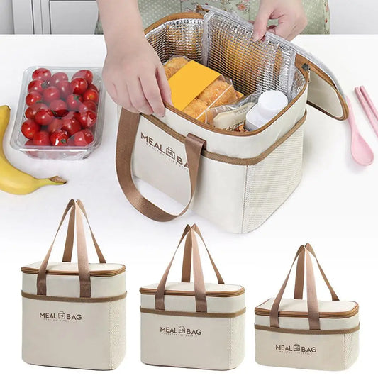 Large Insulated Lunch Tote Bag – Thermal Bento Cooler for Work, School & Picnic