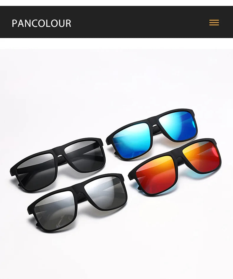 Fashion Vintage Square Polarized Sunglasses Men Women Luxury Brand Designer Men's Sun Glasses Driving Fishing UV400 Eyewear Man