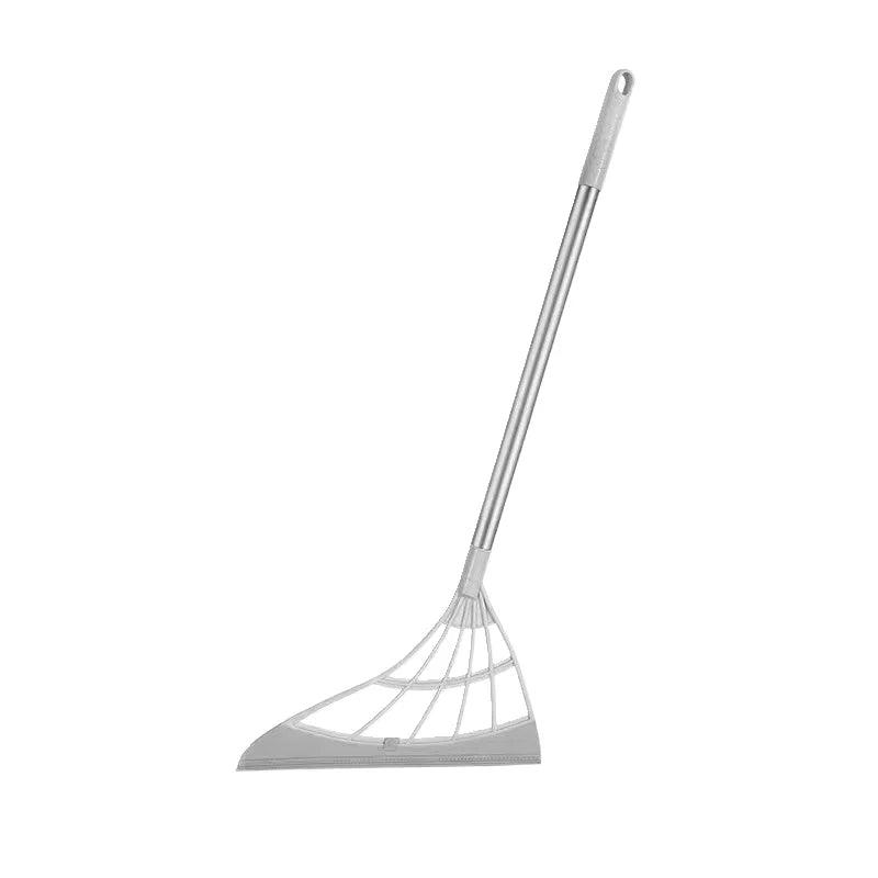Silicone Magic Rubber Broom & Floor Squeegee – Dust, Hair & Water Wiper