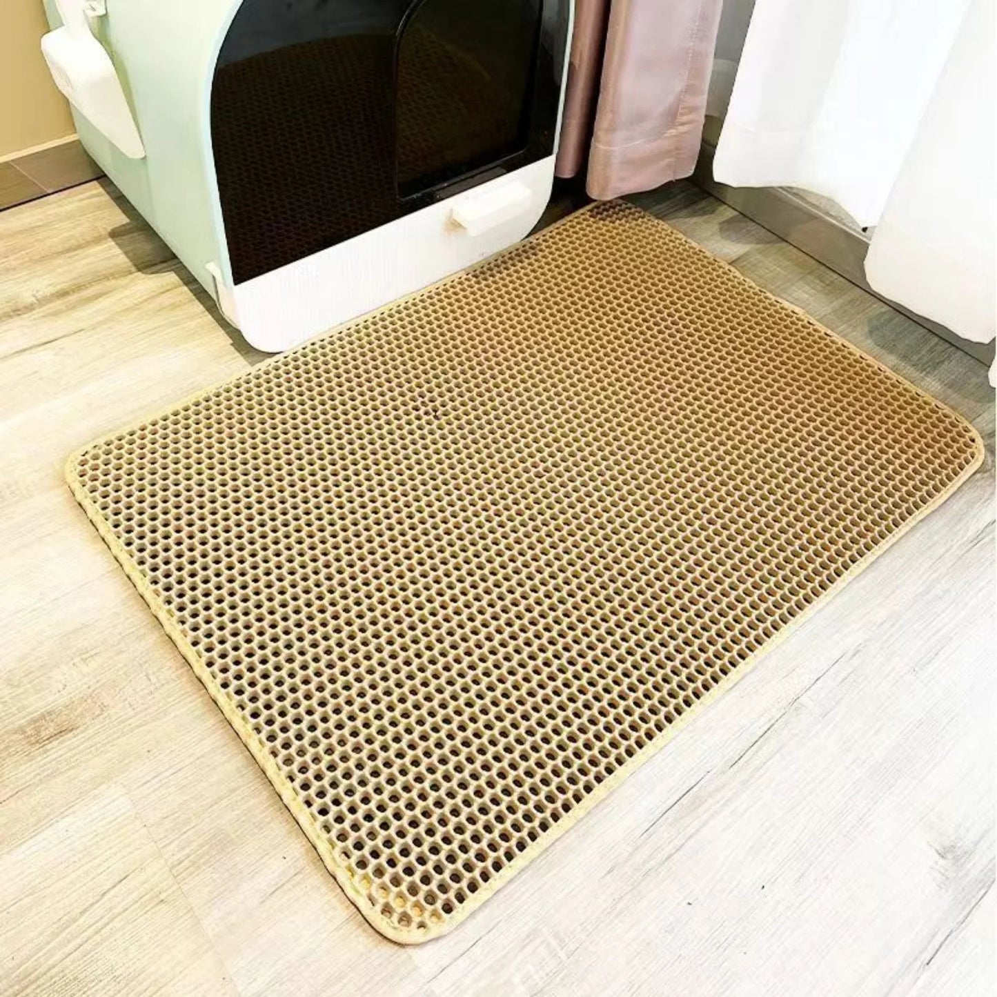 Extra Large Cat Litter Mat – Waterproof 2-Layer Non-Slip Washable Floor Protector