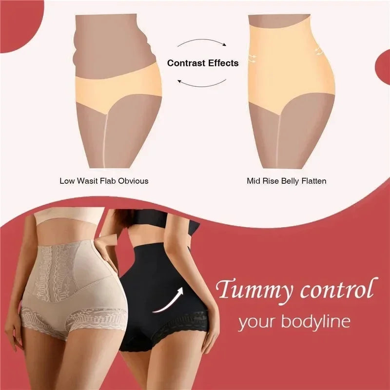 Women's High-Waist Shapewear Panties – Butt Lifter, Tummy Control & Slimming Shorts