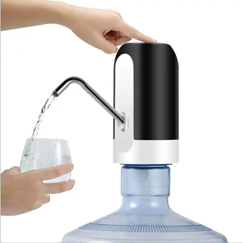 USB Rechargeable Electric Water Dispenser Pump – One-Click Auto Bottle Pump