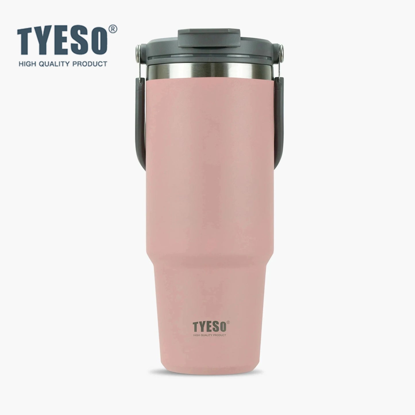 Tyeso 900ML Travel Mug Vacuum Cup Stainless Steel Coffee Cup Cold Hot Double-layer Insulated Cup Tumbler Thermo Water Bottle Car