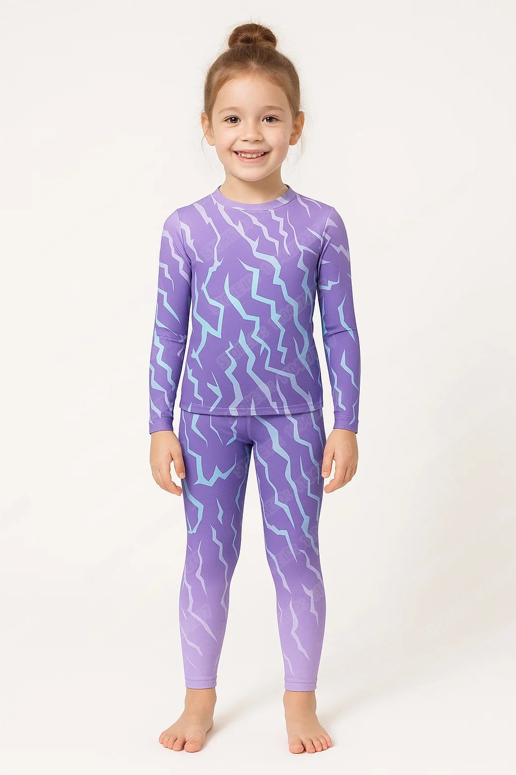 Girls Demon Pop Cosplay Devil Tattoo Pajamas Kid Pants Long Sleeve Pajamas Set Halloween Boys Girls Pajama