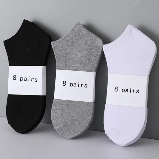 Siliconen Antislip Onzichtbare No-Show Enkelsokken – Unisex Multipack
