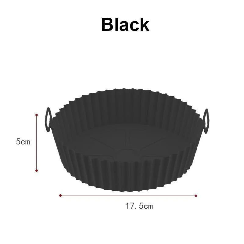 Reusable Silicone Air Fryer Liner – Non-Stick Food-Safe Basket Insert