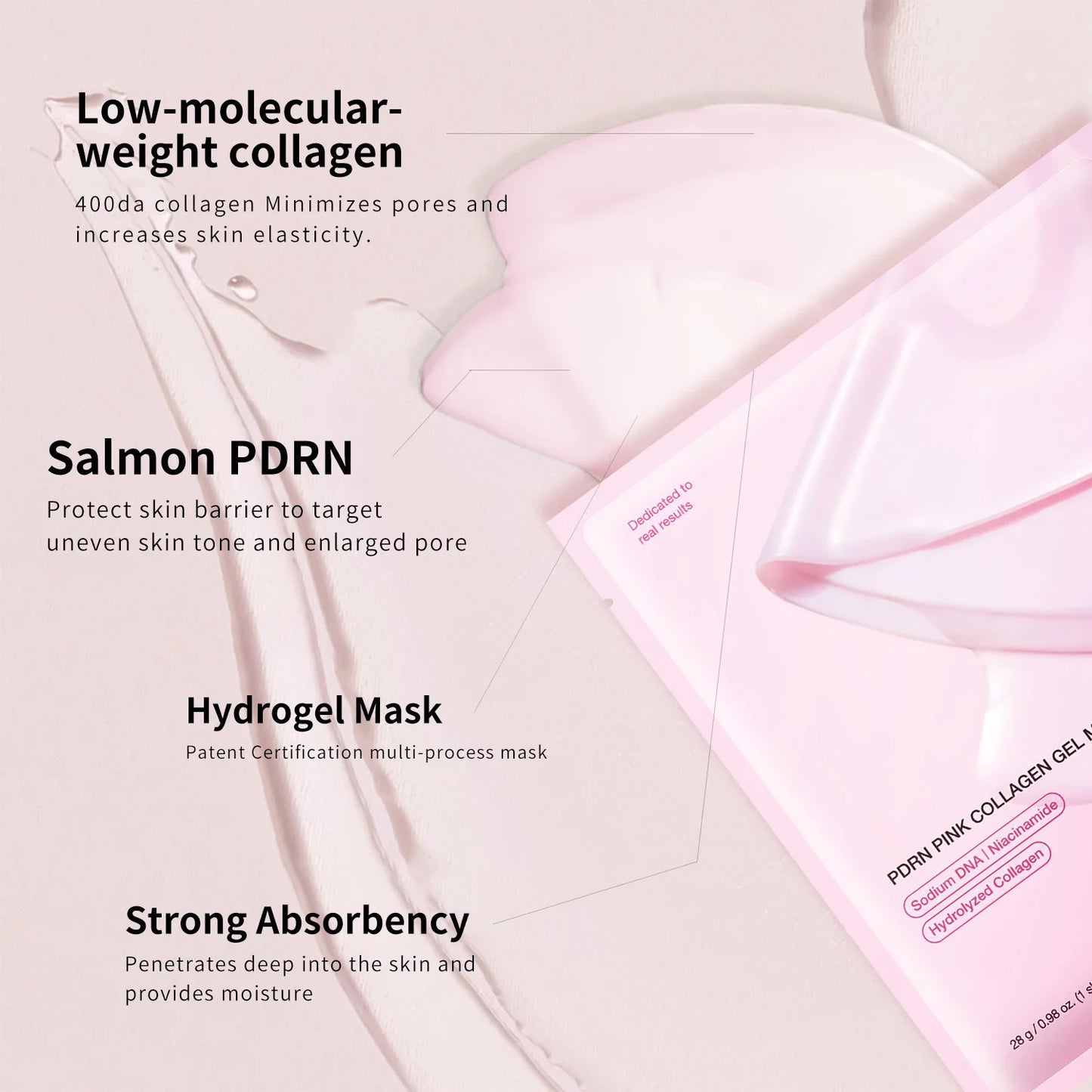 Overnight PDRN Salmon Collagen Face Mask – Glass-Skin Hydration & Firming