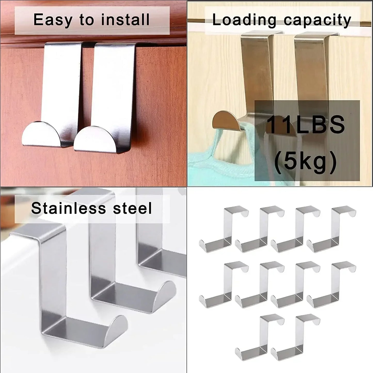 Z-Shaped Bathroom Cabinet By Hook Stainless Steel By Rear Hanger Keychain Coat Hook Home Kitchen Accessories Organizer Tool