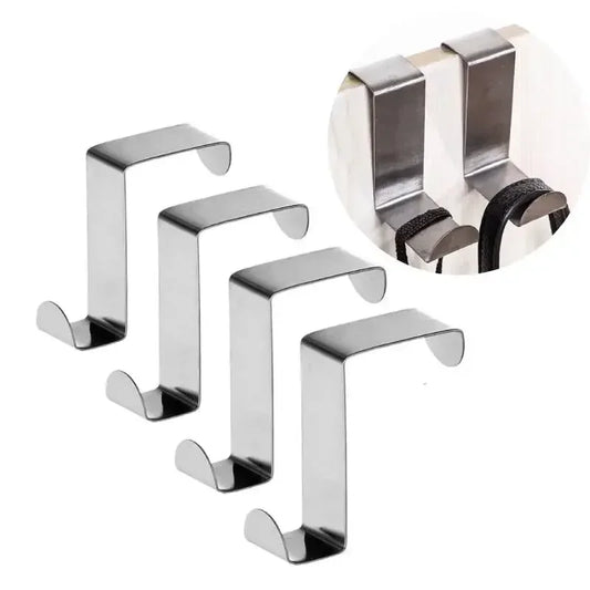 Z-Shaped Stainless Steel Cabinet Hook – Coat, Key & Organiser Hanger