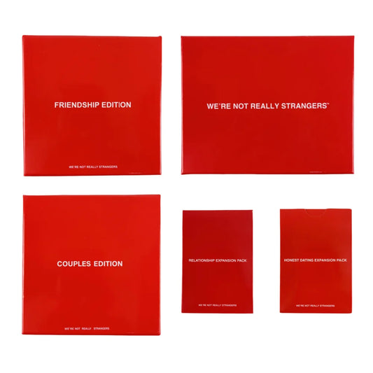 We're Not Really Strangers – Interactive Adult Card Game for Friends & Couples