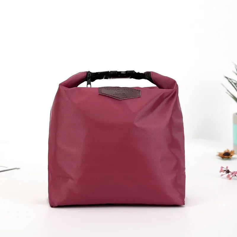 Oxford Cloth Thermal Insulated Lunch Bag – Portable Cooler Tote for Food