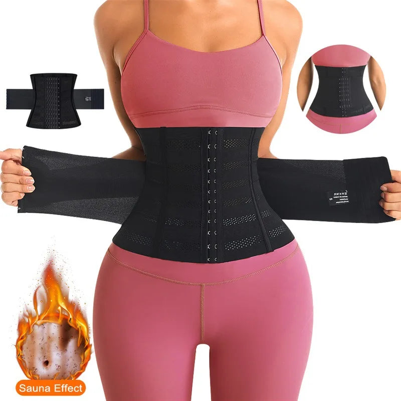 Women's Waist Trainer Shapewear Belt – Tummy Control Slimming Sheath Corset