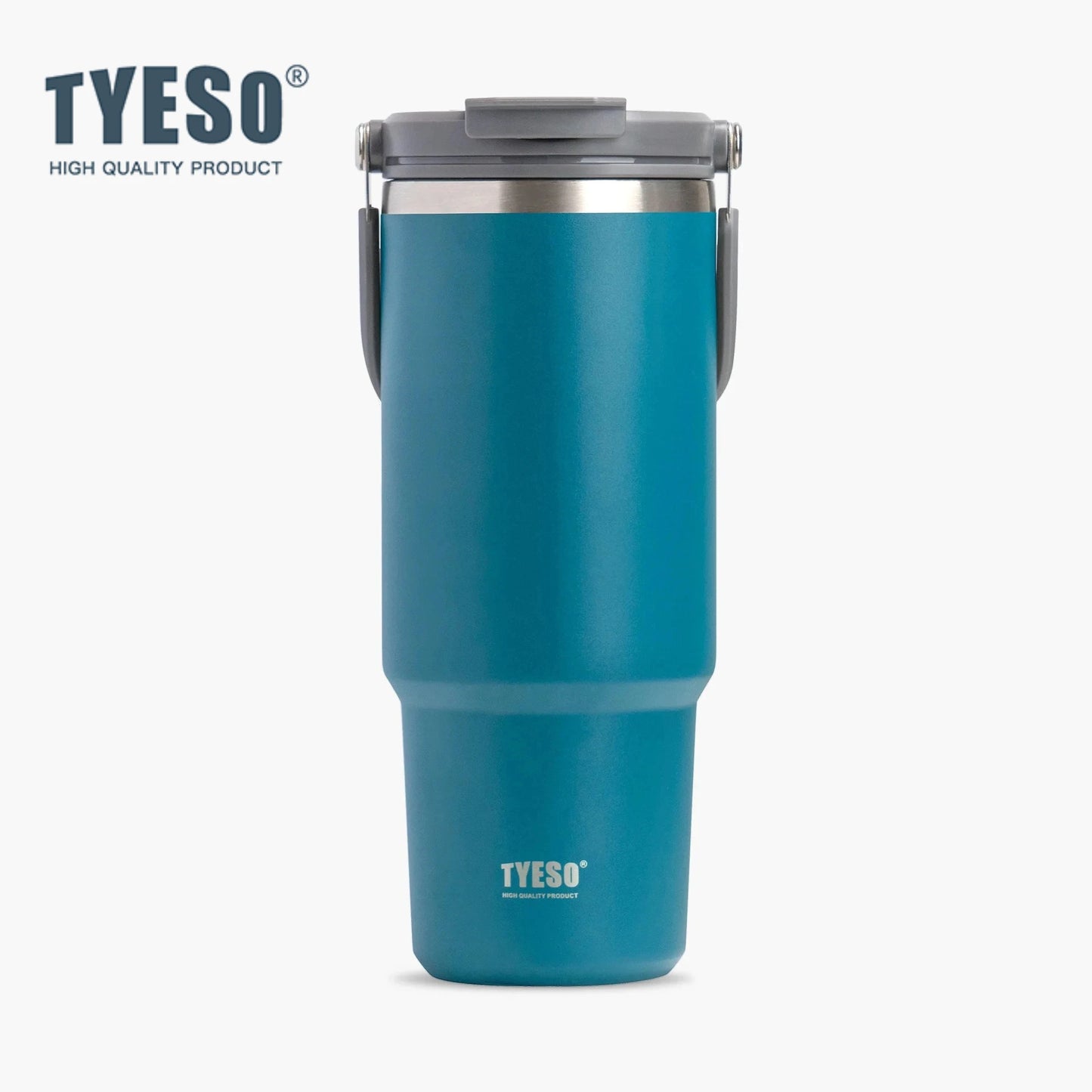 Tyeso 900ML Travel Mug Vacuum Cup Stainless Steel Coffee Cup Cold Hot Double-layer Insulated Cup Tumbler Thermo Water Bottle Car