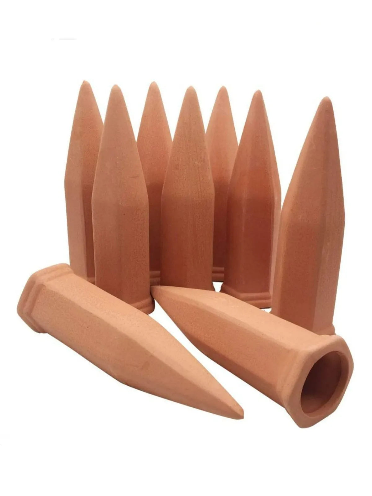 Terracotta Self-Watering Plant Stakes – Automatic Irrigation for Indoor & Outdoor Plants