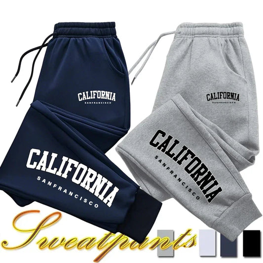 Heren bedrukte casual joggingbroek – sportschool sport herfst winter broek