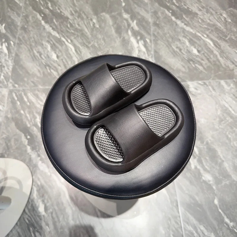 2026 Children's Slippers for Summer Boys and Girls Indoor Bathroom Soft-Soled Thickened Anti-Slip Baby Slippers and Cool Sandals
