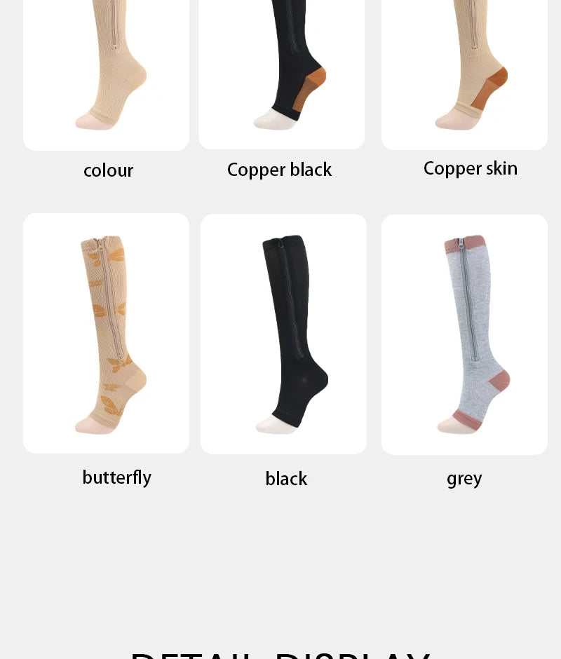 Compression Socks Medical Varicose Veins Swelling Support Legs 20-30mmHg Running Sports Socks Anti Fatigue Pain Relief Men Women