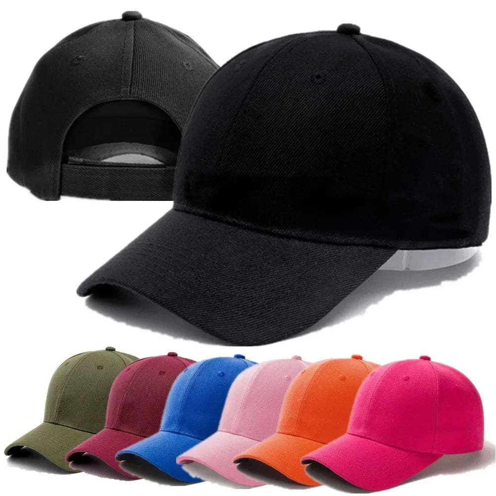 Unisex Plain Adjustable Snapback Baseball Cap – Street Dad Hat
