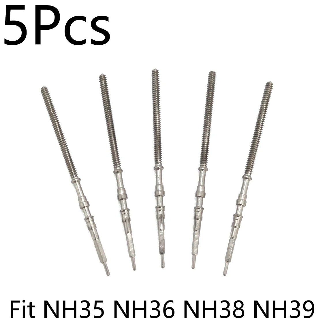 Watch Stem Stainless Steel Spare Parts fit NH35 NH36 NH38 NH39 Crown Automatic Mechanical Movement Watch Parts Crown Stem