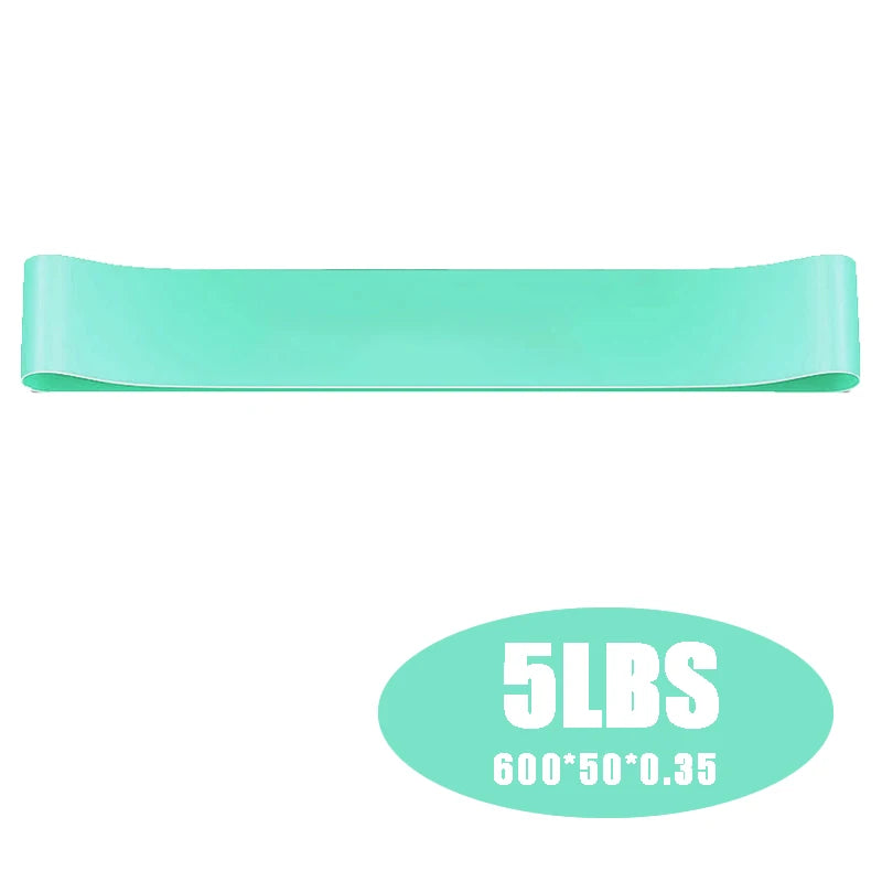 Resistance Exercise Loop Bands Set – 5 Levels for Women & Men Booty & Leg Training
