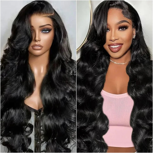 Body Wave 13x6 HD Lace Front Human Hair Wig – 40 Inch 220% Density 5x5 Glueless Pre-Plucked