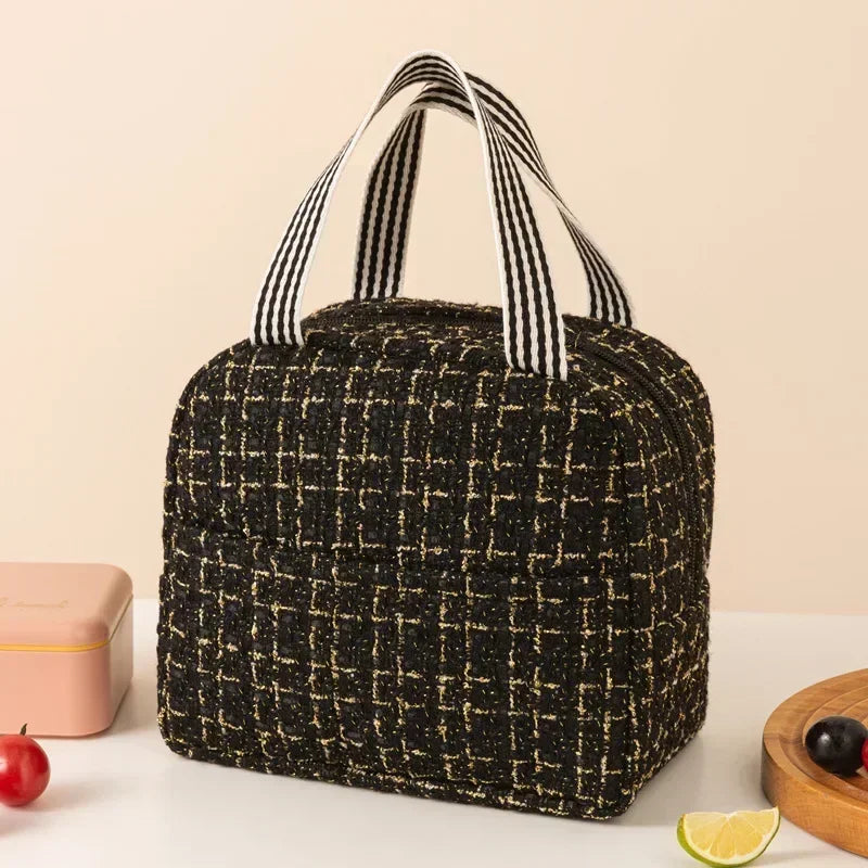Fashion Insulated Bento Lunch Bag – Portable Thermal Handbag for Men & Women