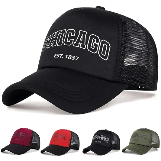Mesh Honkbalpet – Ademende Hip-Hop Snapback Trucker Pet