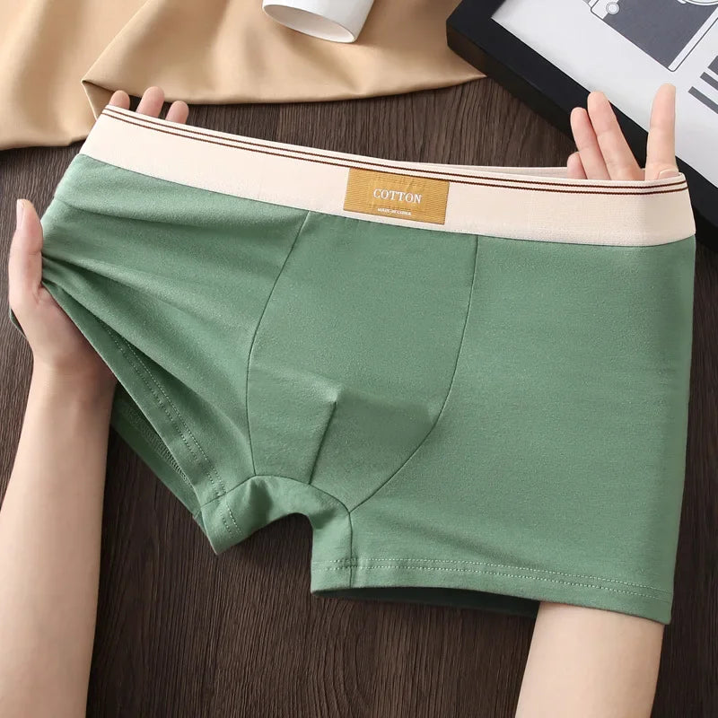 3-Pack Men's Breathable Cotton Boxer Shorts – Comfortable Everyday Underwear