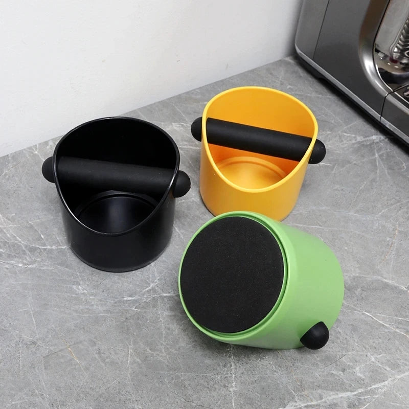 Espresso Knock Box – Anti-Slip Coffee Grounds Dump Bin for Baristas
