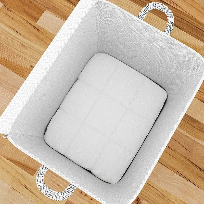 Large Capacity Non-Woven Storage Bag – Wardrobe Organiser for Quilts & Clothing