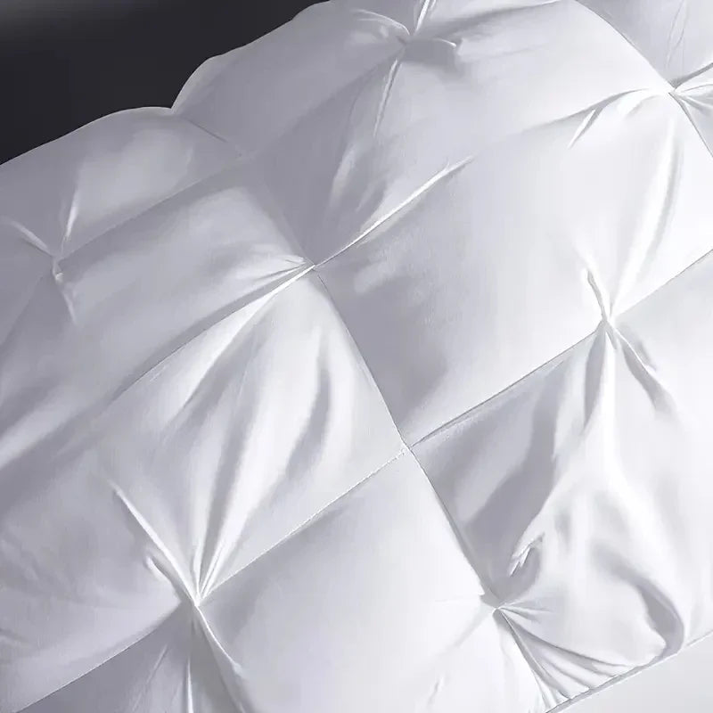 48x74cm Hotel-Grade Twisted Pillow Core – Soft Supportive Bed Pillow Insert for Home & Dorm