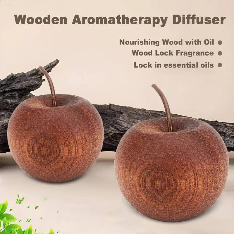 Natural Wooden Aroma Diffuser – Long-Lasting Essential Oil Home Fragrance