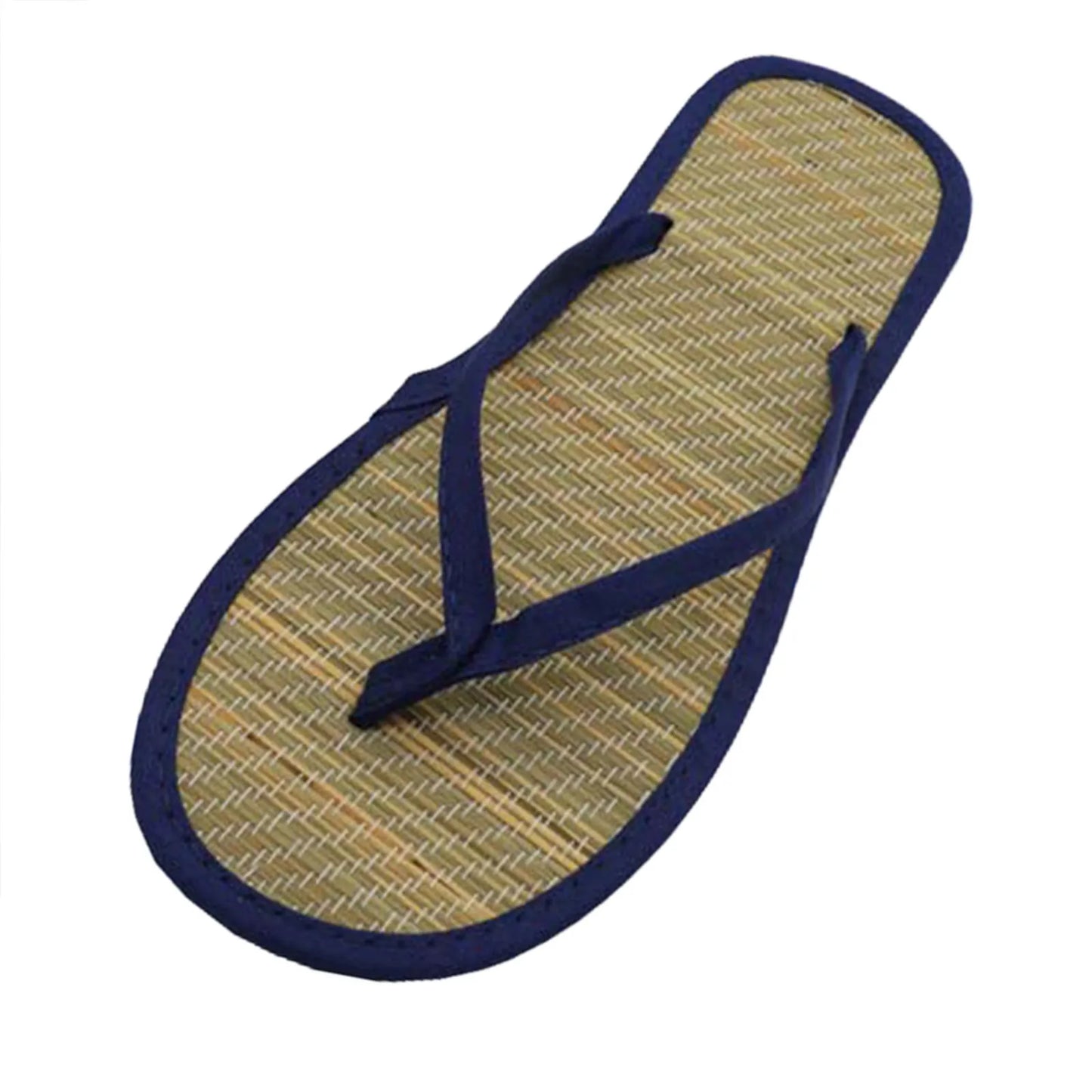2023 Women Flat Flip-flops Slippers Comfortable Non-slip Sandals Bamboo Rattan Flip Flop Home Bathroom Fashion Slippers Zapatos