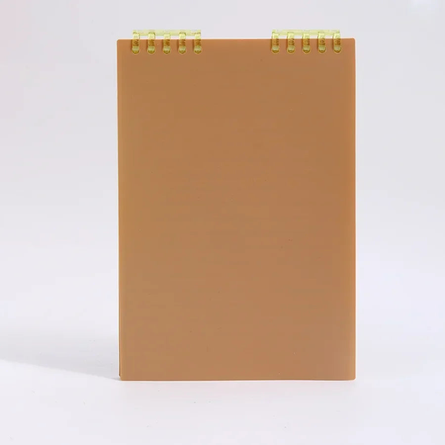 A5 60 Sheets Planner Thick Notebook Spiral Binding Loose-leaf Notebooks with Lines Pages for School Office Stationery Supplies